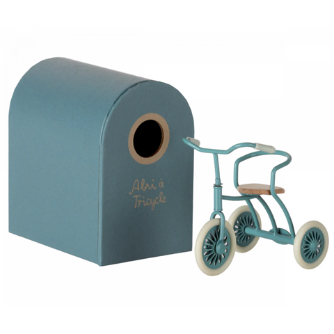 maileg abri a tricycle petro blue
