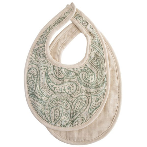 Organic Cotton Muslin Bib - 2 Pack