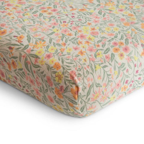 Mini Cotton Muslin Crib Sheet