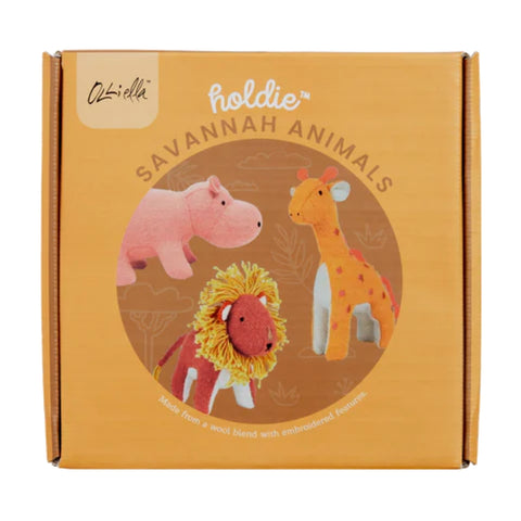 Holdie Wool Set - Savannah Animals