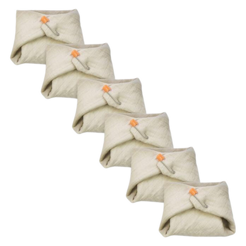 Osocozy Organic Muslin Newborn Flat Cloth Diapers