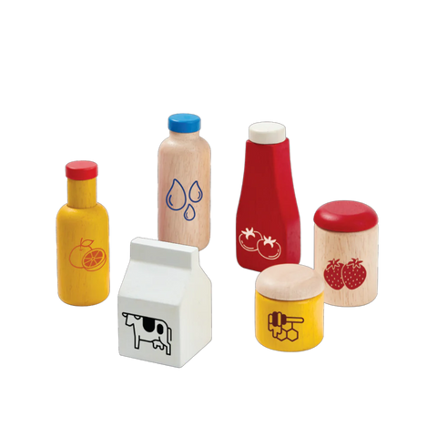 plan toys food and beverage set