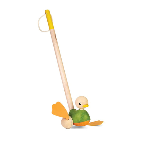 plan toys push along duck
