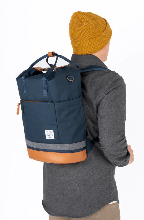 product of the north avalon diaper bag backpack navy