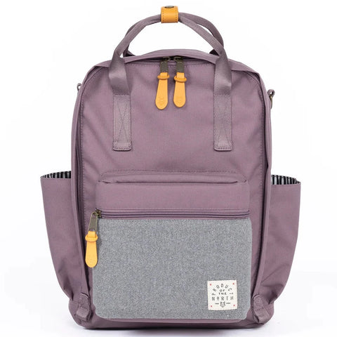 product of the north elkin diaper bag backpack moon shadow