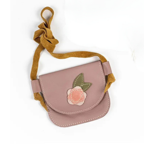Flower Little Leather Purse