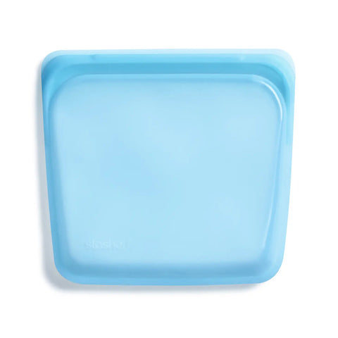 stasher sandwich bag rainbow blue