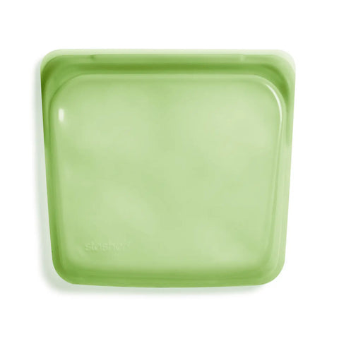 stasher sandwich bag rainbow green