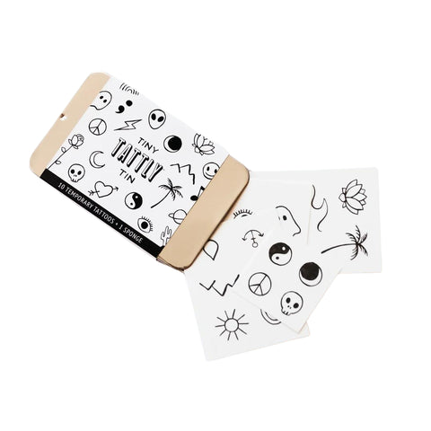 Tiny Temporary Tattoo Tins - Flash Art