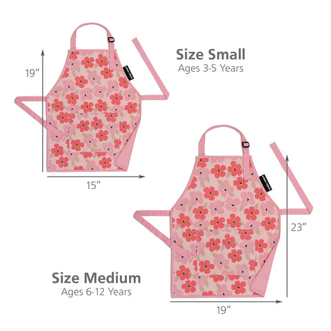 Little Helper Kids' Apron - Poppies