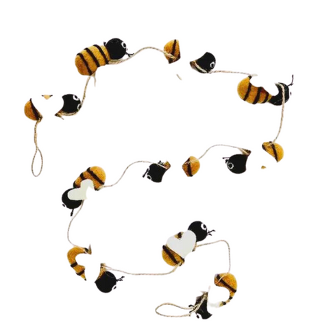 Bee Felt Garland