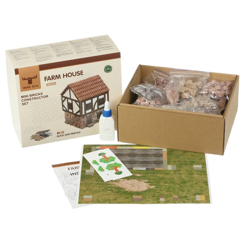 Mini Bricks Constructor Set - Farm House