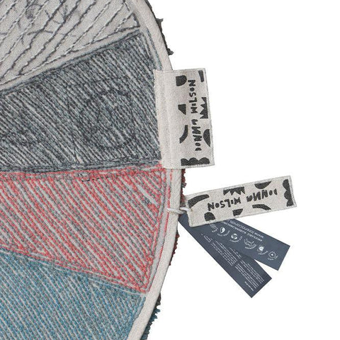 Wool Round Rug - Pie Chart