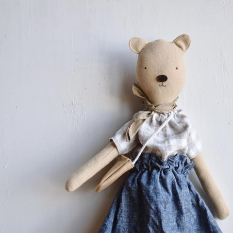 woolgrass farm agatha bear stuffed plush doll