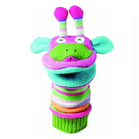 Recycled Wool Puppet - Giraffe