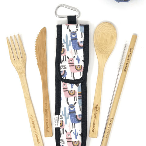 Bamboo Utensil Kit - Alpaca