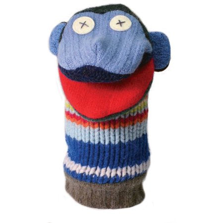 Recycled Wool Puppet - Monkey