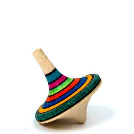 Mader Rallye Spinning Top Large - Rainbow