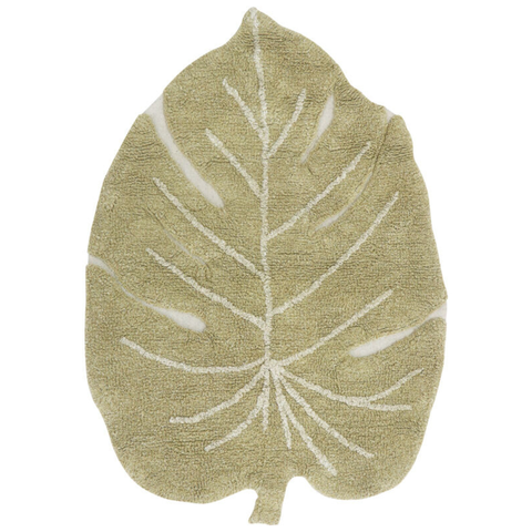 Lorena Canals Monstera Mini Olive Rug
