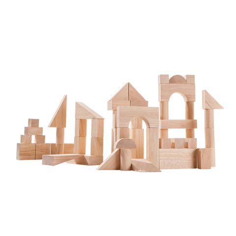 Natural Wood Blocks (50 pieces)
