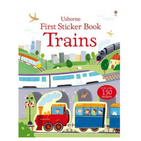 First Sticker Book Trains