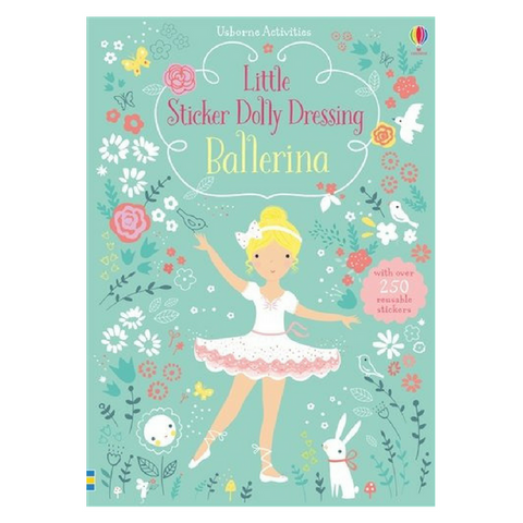 Usborne Little Sticker Dolly Dressing Book Ballerinas