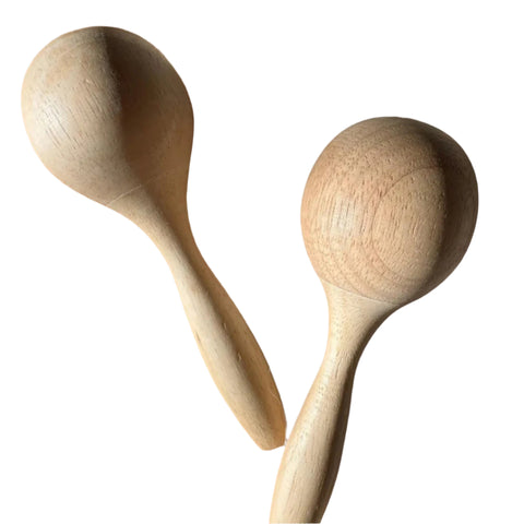 Handmade Wooden Maracas (Individual)