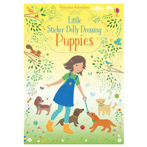 Little Sticker Dolly Dressing Book Puppies