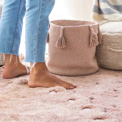 Woody Basket - Vintage Nude