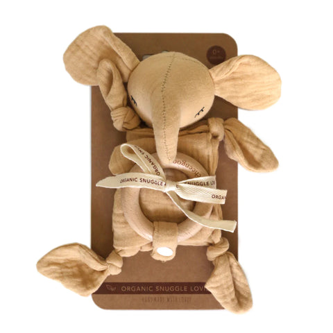 Organic Lovie Blanket - Elephant