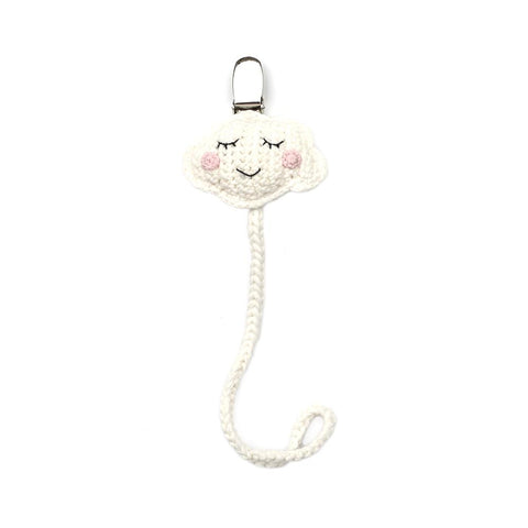 Pacifier Clip - Clouds