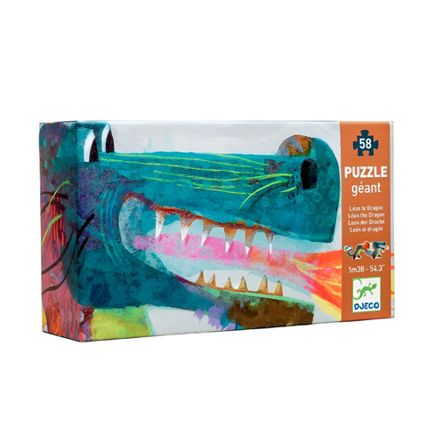 58 Piece Puzzle - Leon the Dragon