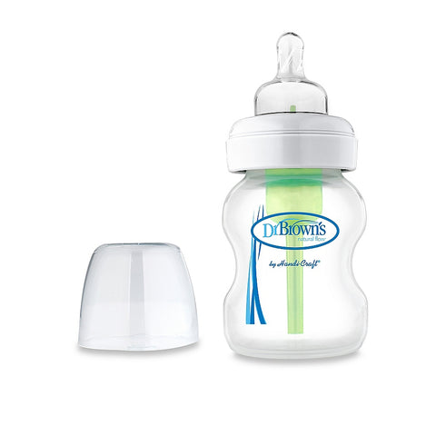 Options + Wide Neck Glass Bottles (2 pack)