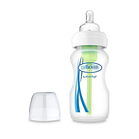 Options + Wide Neck Glass Bottles (2 pack)