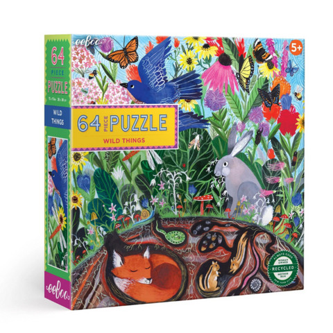 64 Piece Puzzle - Wild Things