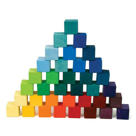 grimm rainbow mosaic blocks