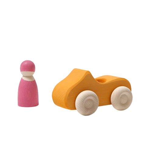 Small Yellow Convertible