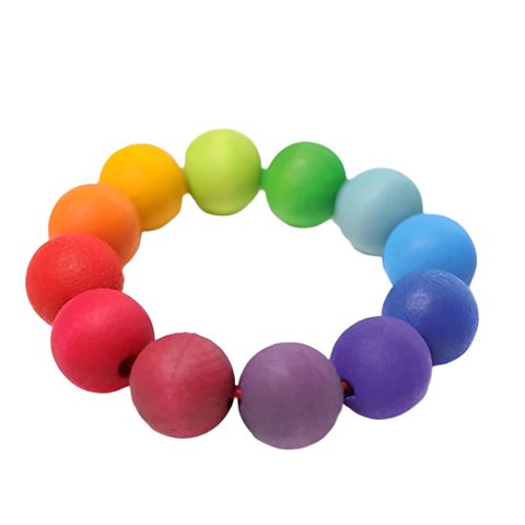 rainbow bead ring by grimm