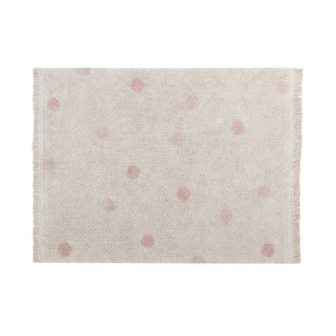 Washable Rug - Hippy Dots (Vintage Nude)