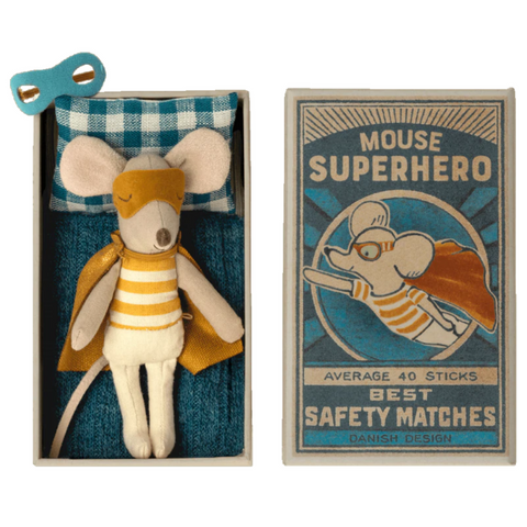 Mouse in Box - Little Brother Superhero