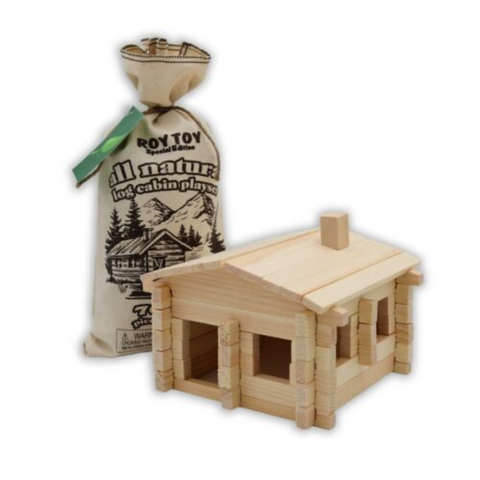 70-Piece Log Cabin Set