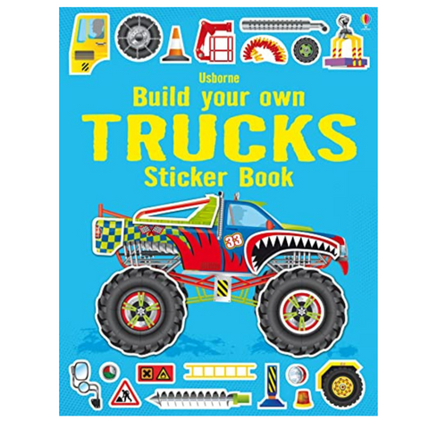Build Your Own Trucks Sticker Book