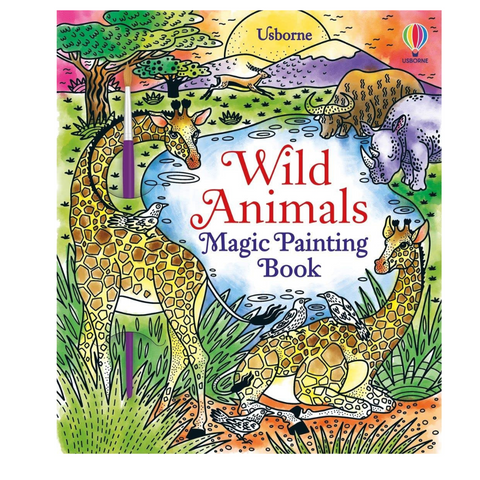 Wild Animals Magic Painting Book