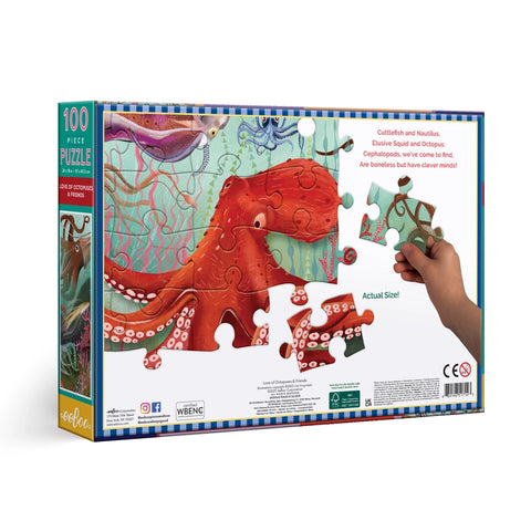 100 Piece Puzzle -Love of Octopuses