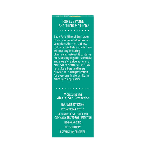 Baby Mineral Sunscreen Face Stick SPF 40
