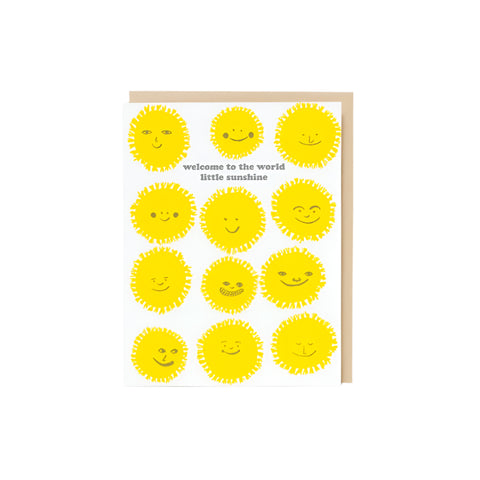Welcome Sunshine Card