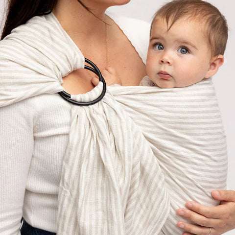 Linen Ring Sling - Swan
