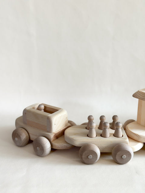 ♻ Different Drummer Large Wooden Train
