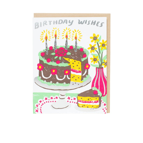 Phoebe Wahl Birthday Cake Wishes Card