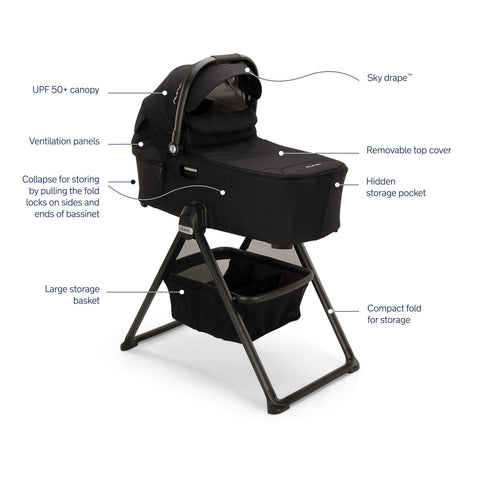 Nuna Demi Next Bassinet + Stand